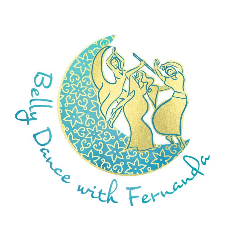 Full logo - gold linework on blue - blue writing