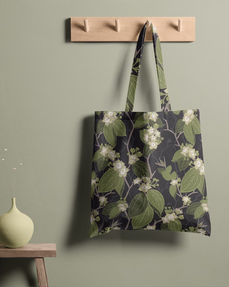 Sidr pattern tote bag
