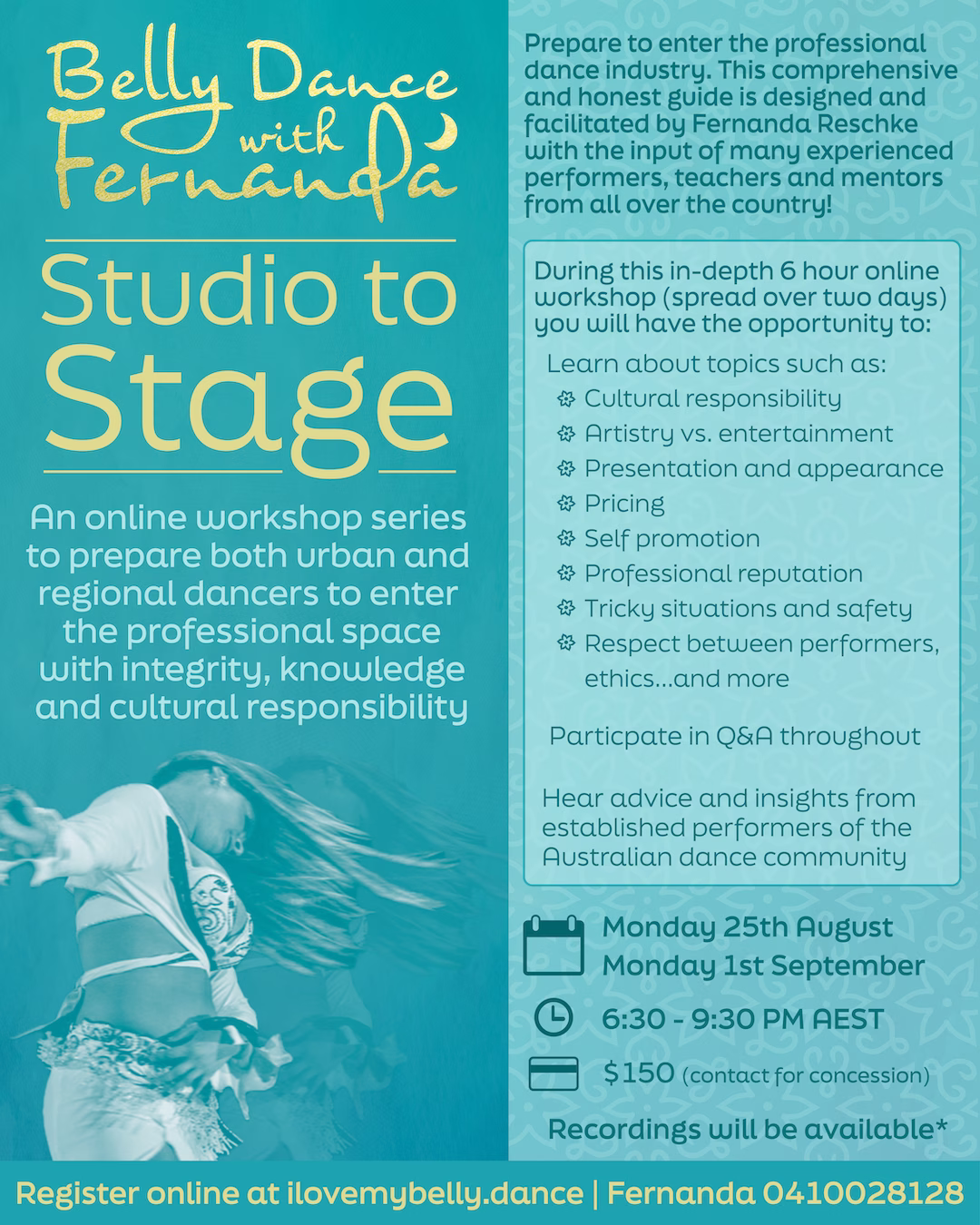 Studio to stage- Flyer - Instagram or Facebook post
